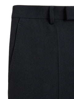wool gabardine trousers
