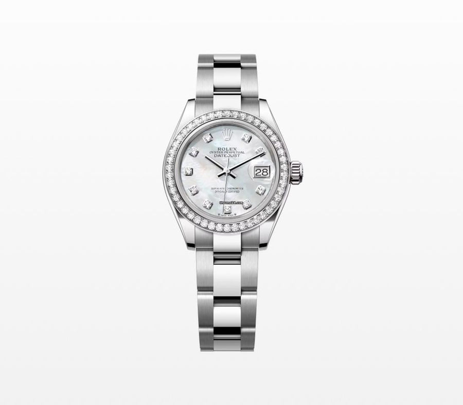Rolex | Datejust | 279384RBR NG WHITE OYS | Steel | 28 mm | Steel | Mother of pearl | Automatic