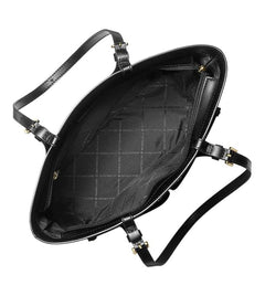 Michael Kors Black Jet Set Medium Tote Black