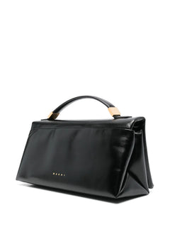 Prisma logo-stamp leather tote bag