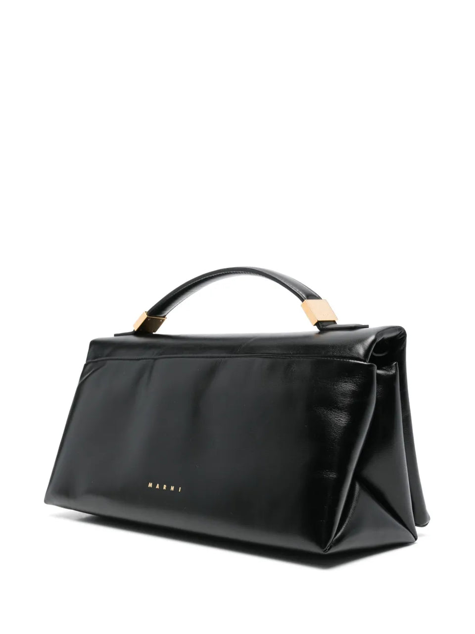 Prisma logo-stamp leather tote bag