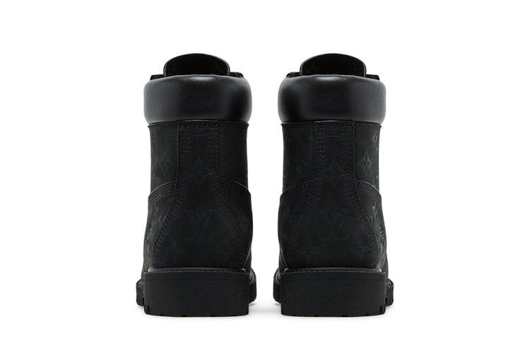 Louis Vuitton x 6 Inch Ankle Boot Embossed Monogram - Black