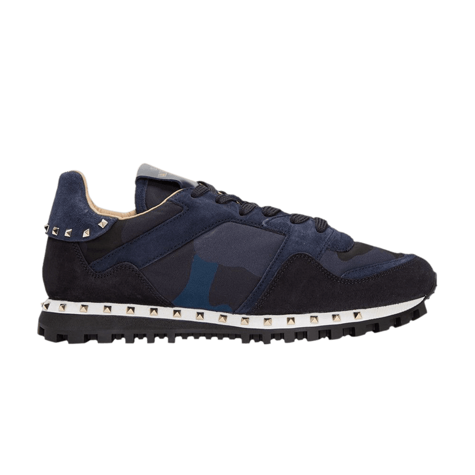 Valentino Rockstud Camo - Navy