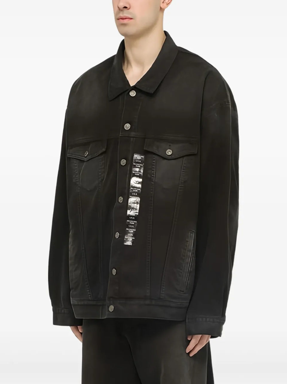 pocketed denim jacket