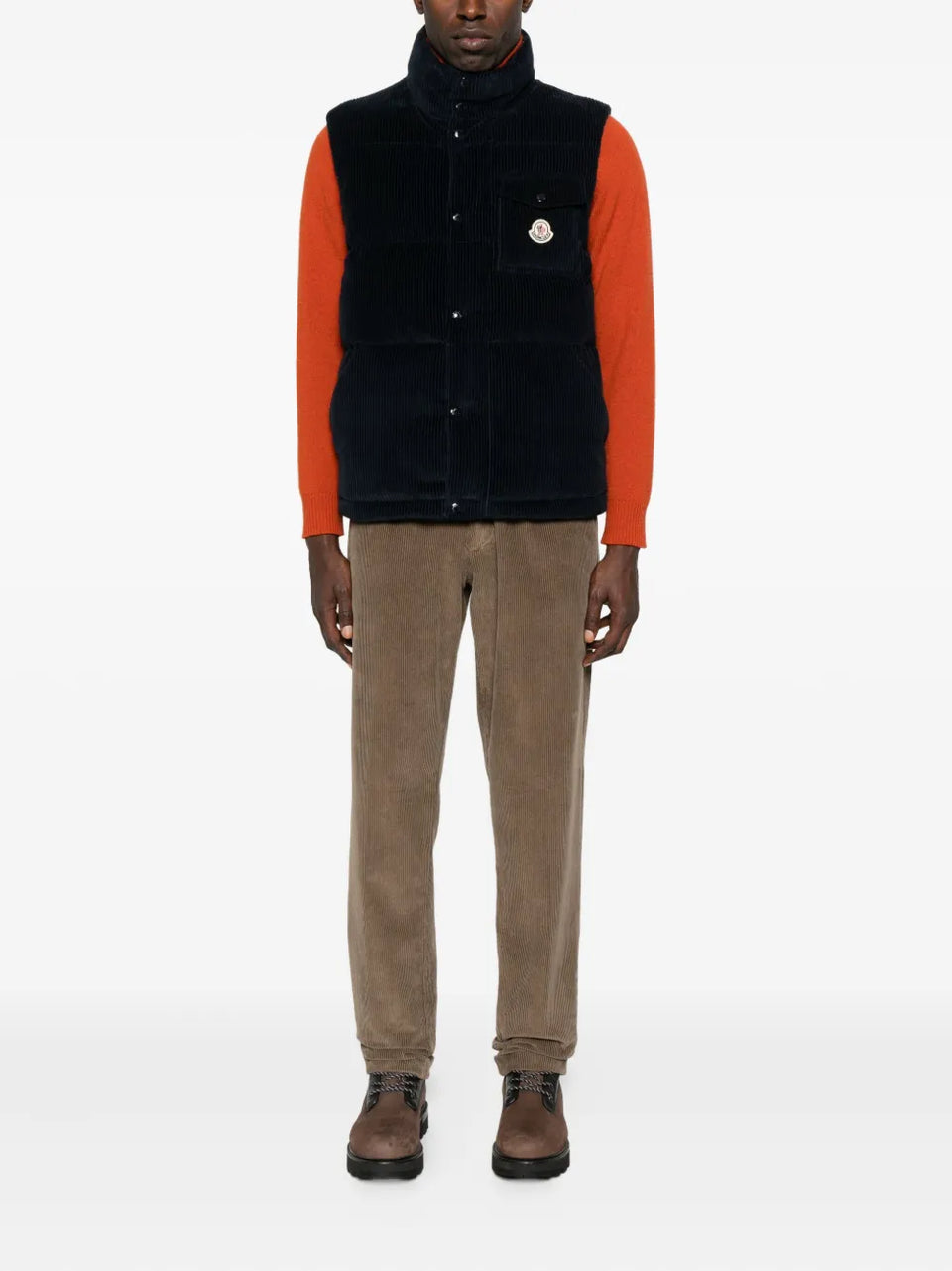 quilted corduroy vest