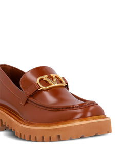 Vlogo leather loafers