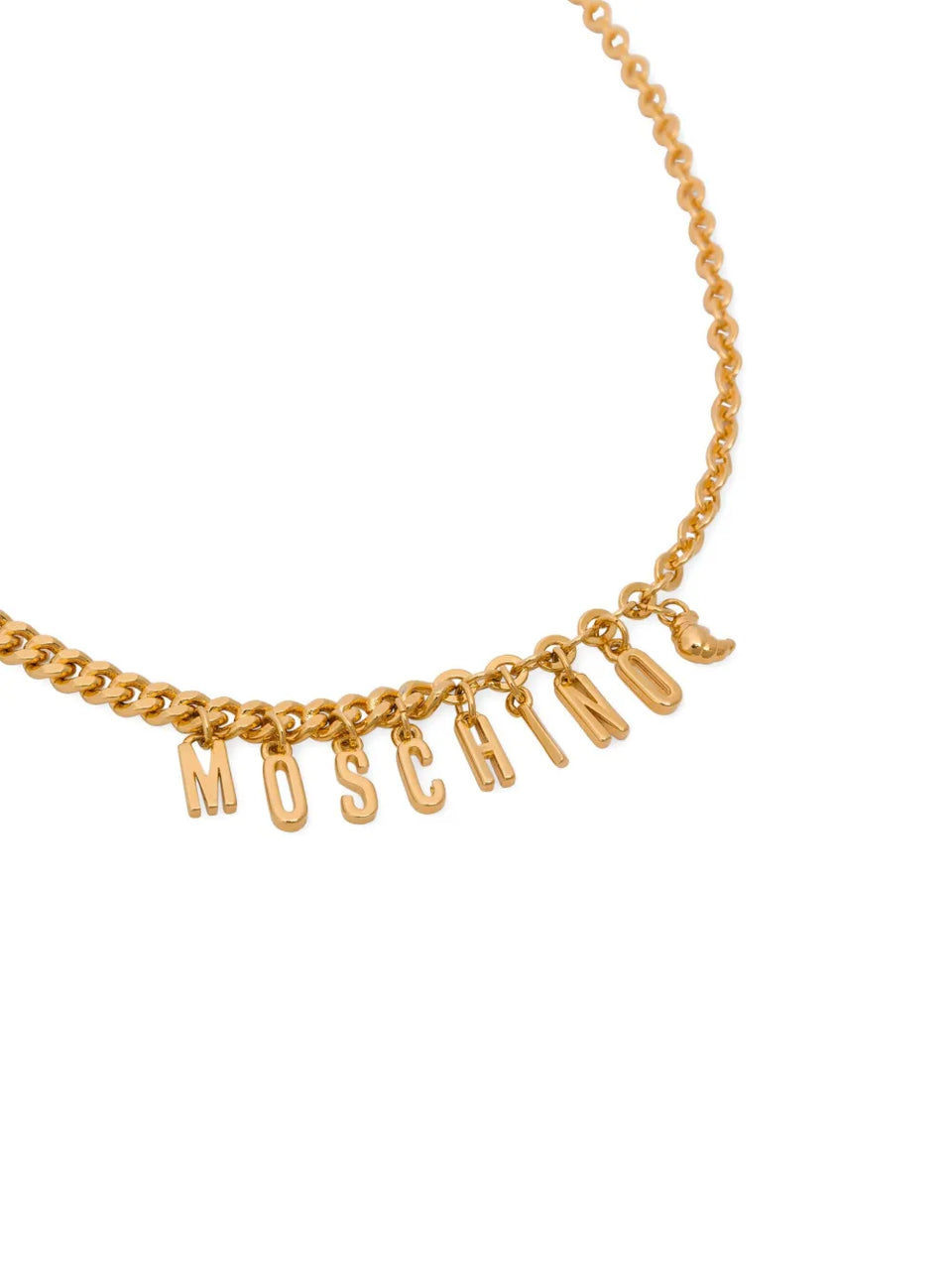 logo-lettering necklace