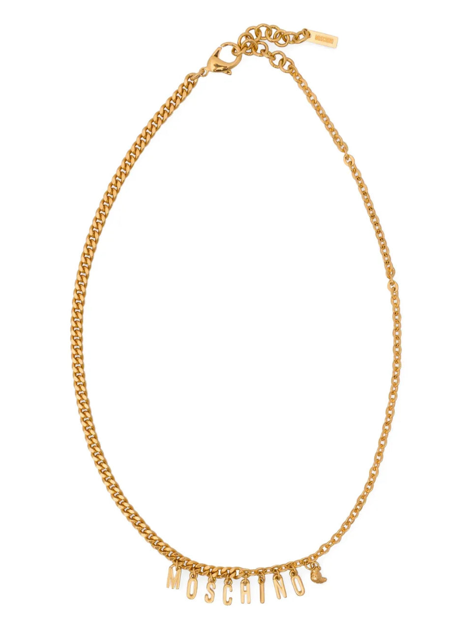 logo-lettering necklace