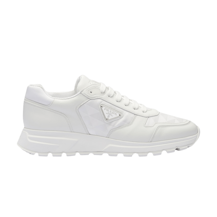 Prada Leather and Re-Nylon White