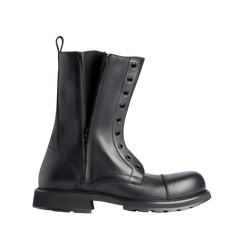 Balenciaga Truck Lace-Up Boot In Black