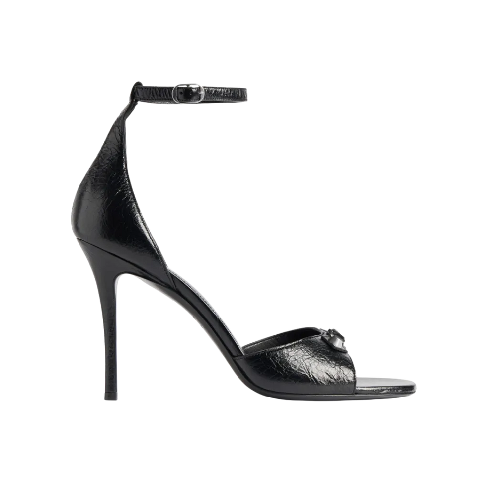 Balenciaga City Uptown Sandal In Black