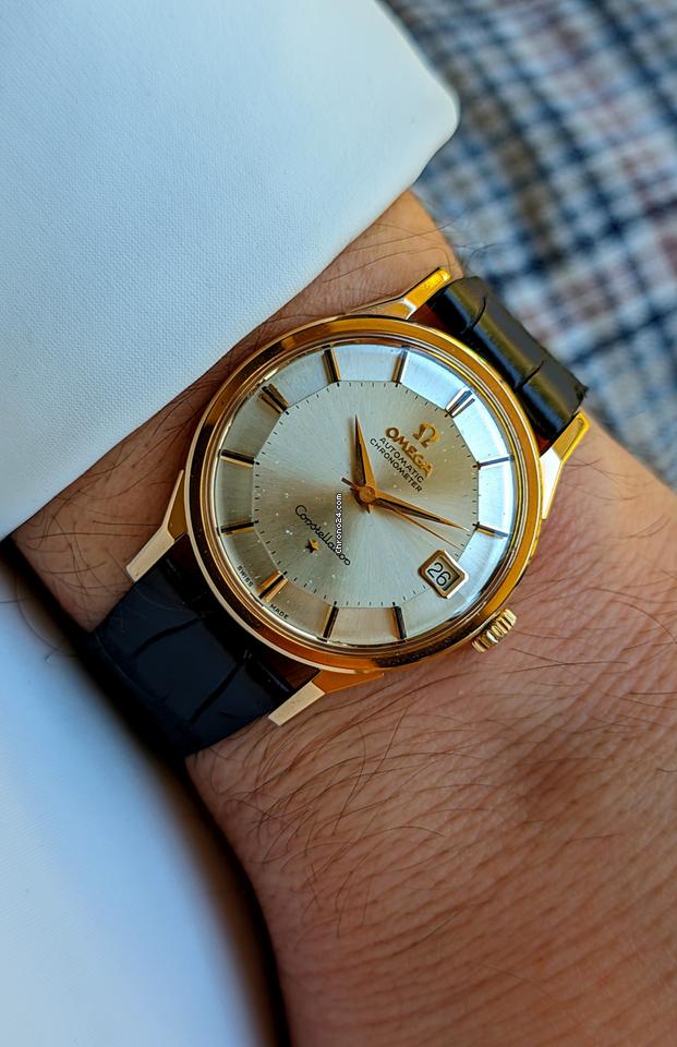 Omega Constellation De Luxe Pie Pan Rose Gold 18kt 0.750 RARE