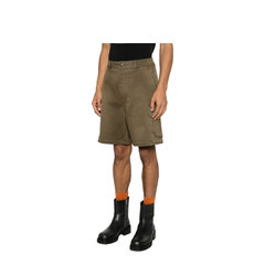 Cargo Shorts in Cotton Green