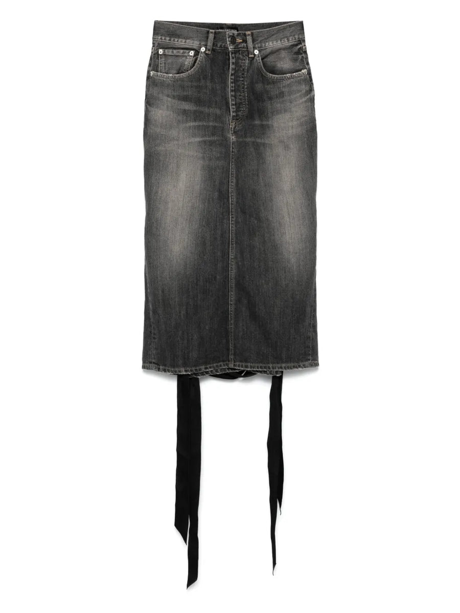 lace-up skirt