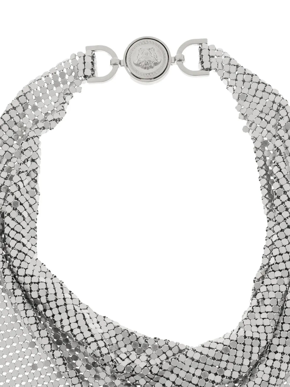 Medusa chainmail necklace