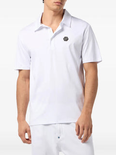 hexagon-logo polo shirt