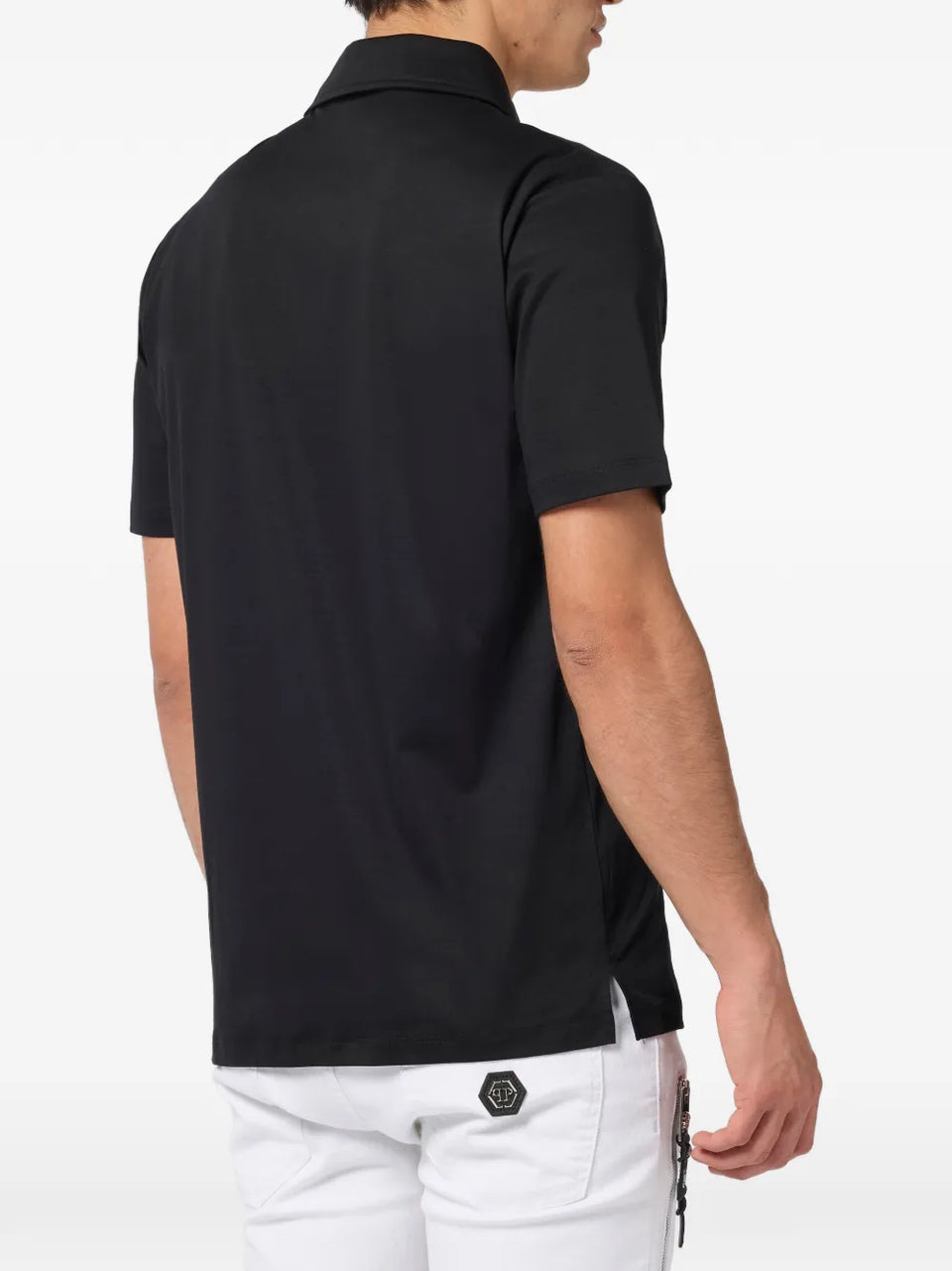 hexagon-logo polo shirt