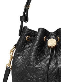 T-Monogram quilted leather bucket bag