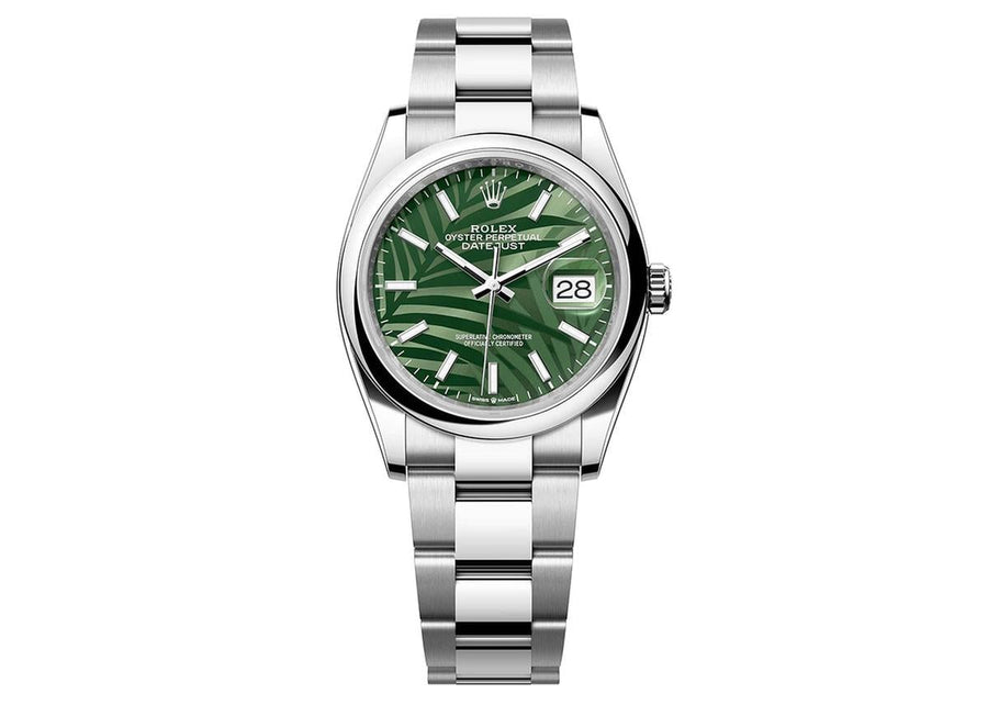 Rolex | Datejust | M126200-0020 | Steel | 36 mm | Steel | Green | Automatic