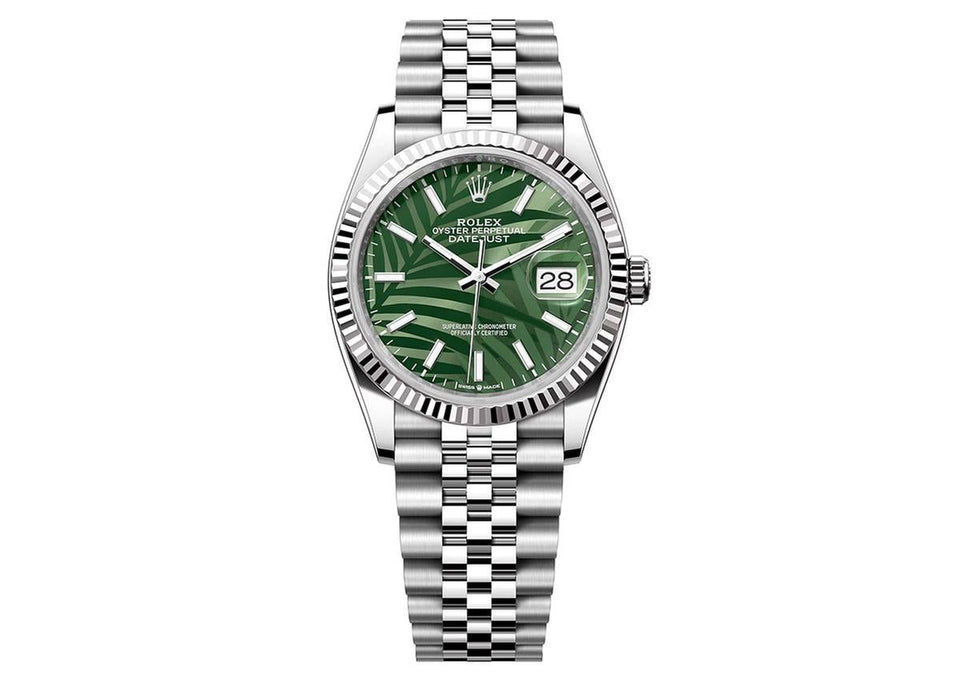 Rolex | Datejust | M126234-0047 | Steel | 36 mm | Steel | Green | Automatic