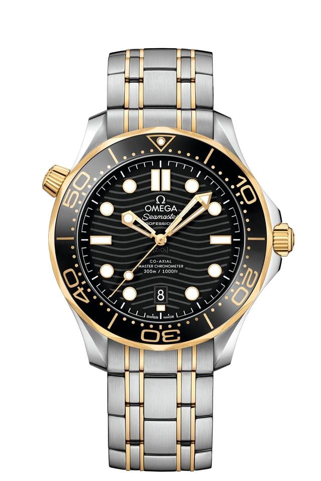 Omega Seamaster Diver 300 MCo‑axial Master Chronometer Diver 300 M Yellow Gold Steel 210.20.42.20.01.002