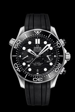 Omega Seamaster Diver 300 MCo‑axial Master Chronometer Diver Chronograph Black Dial 210.32.44.51.01.001