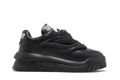 Versace Odissea Caged Rubber Medusa Sneaker Triple Black
