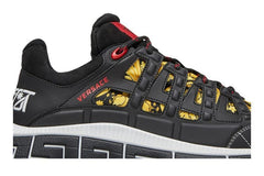 Versace Trigreca Barocco Print Black