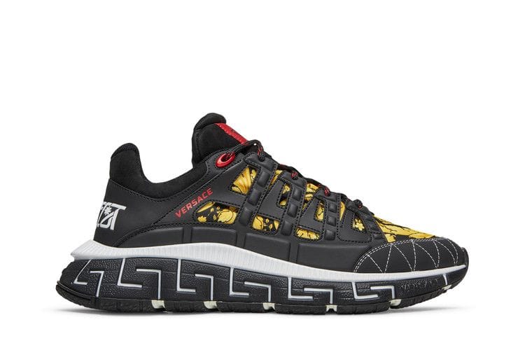 Versace Trigreca Barocco Print Black