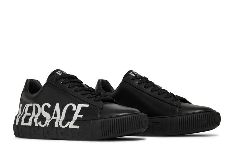 Versace Medusa Low Logo Print - Black