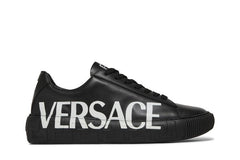 Versace Medusa Low Logo Print - Black