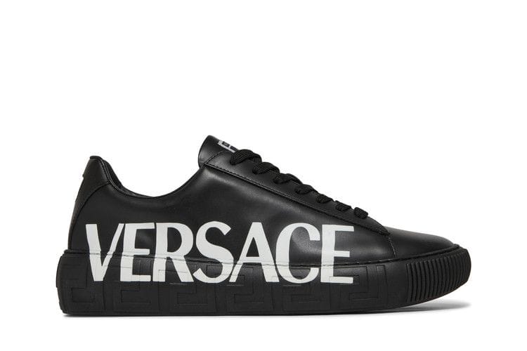 Versace Medusa Low Logo Print - Black