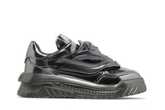 Versace Odissea Caged Rubber Medusa Sneaker Metallic Grey