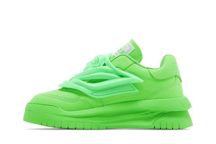 Versace Odissea Caged Rubber Medusa Sneaker Green