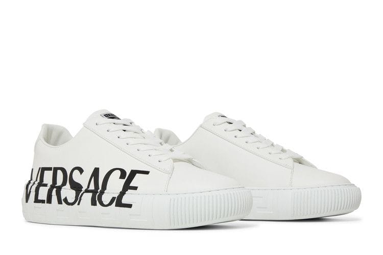 Versace Medusa Greca Low White White Black
