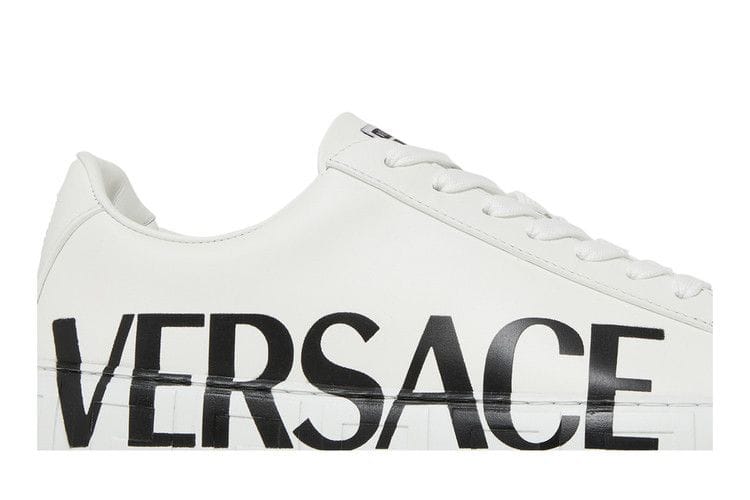 Versace Medusa Greca Low White White Black