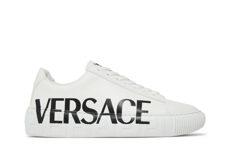 Versace Medusa Greca Low White White Black