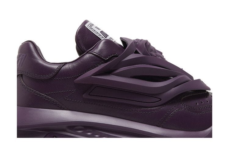 Versace Odissea Caged Rubber Medusa Sneaker Burgundy