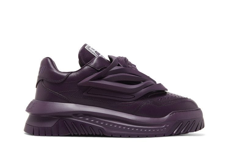 Versace Odissea Caged Rubber Medusa Sneaker Burgundy