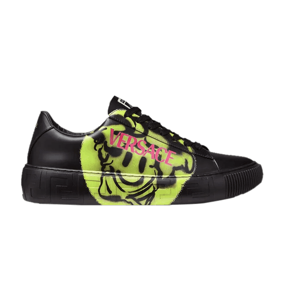 Versace Greca Smiling Medusa - Black