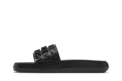 Versace Slide Allover Logo - Black