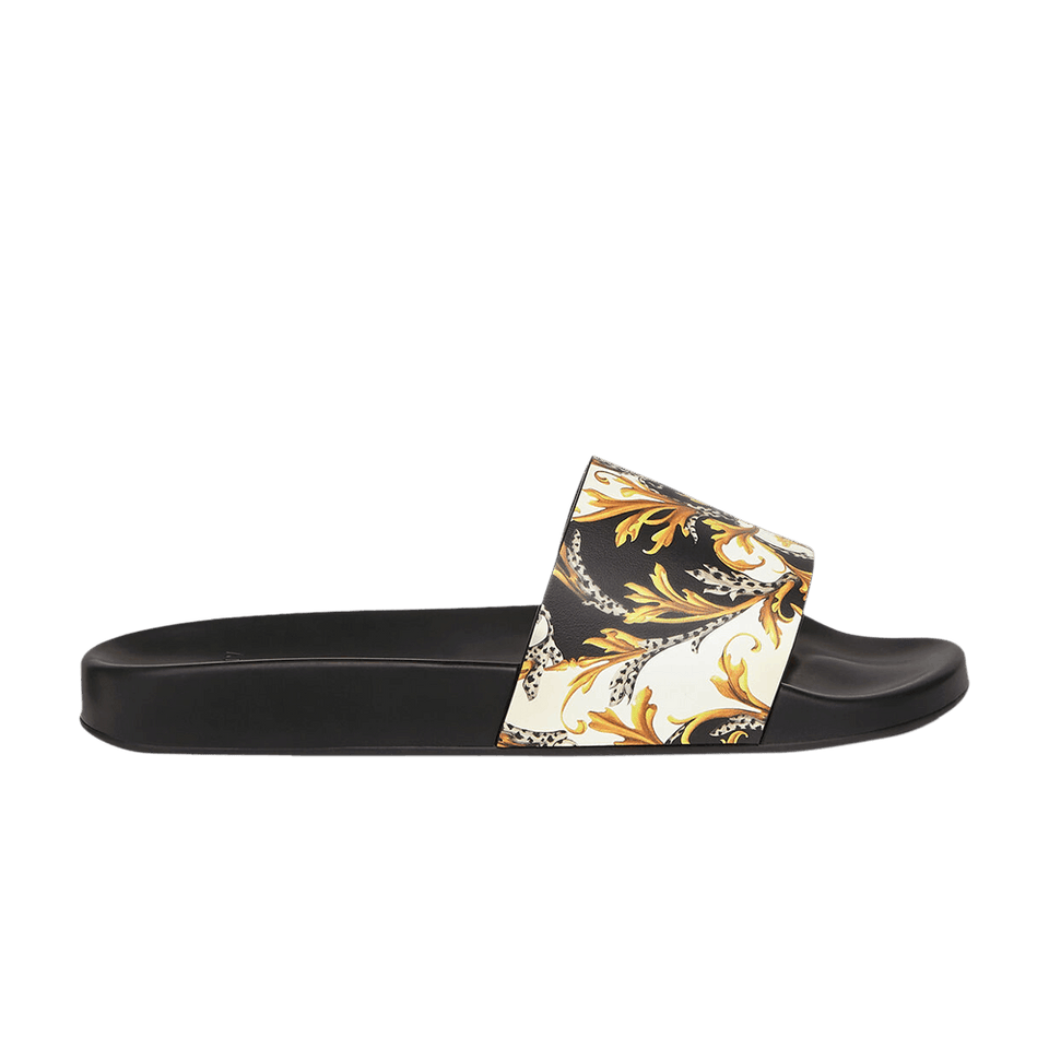 Versace Slide Acanthus Print