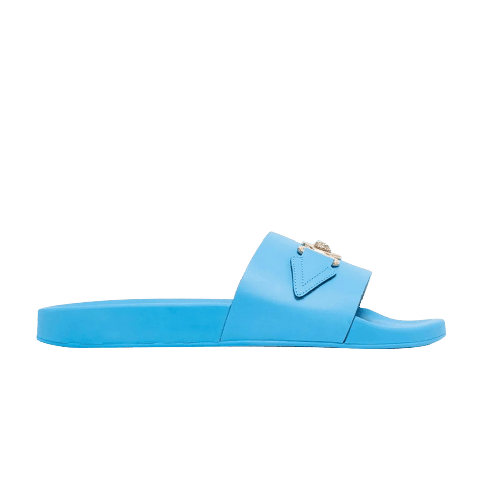 Versace Medusa Biggie Slide Blue