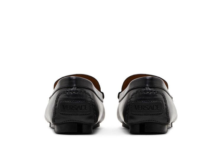 Versace LA Medusa Driver Loafer Black Gold