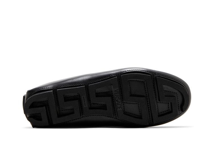Versace LA Medusa Driver Loafer Black Gold