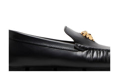 Versace LA Medusa Driver Loafer Black Gold