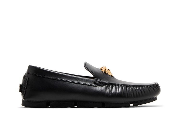 Versace LA Medusa Driver Loafer Black Gold