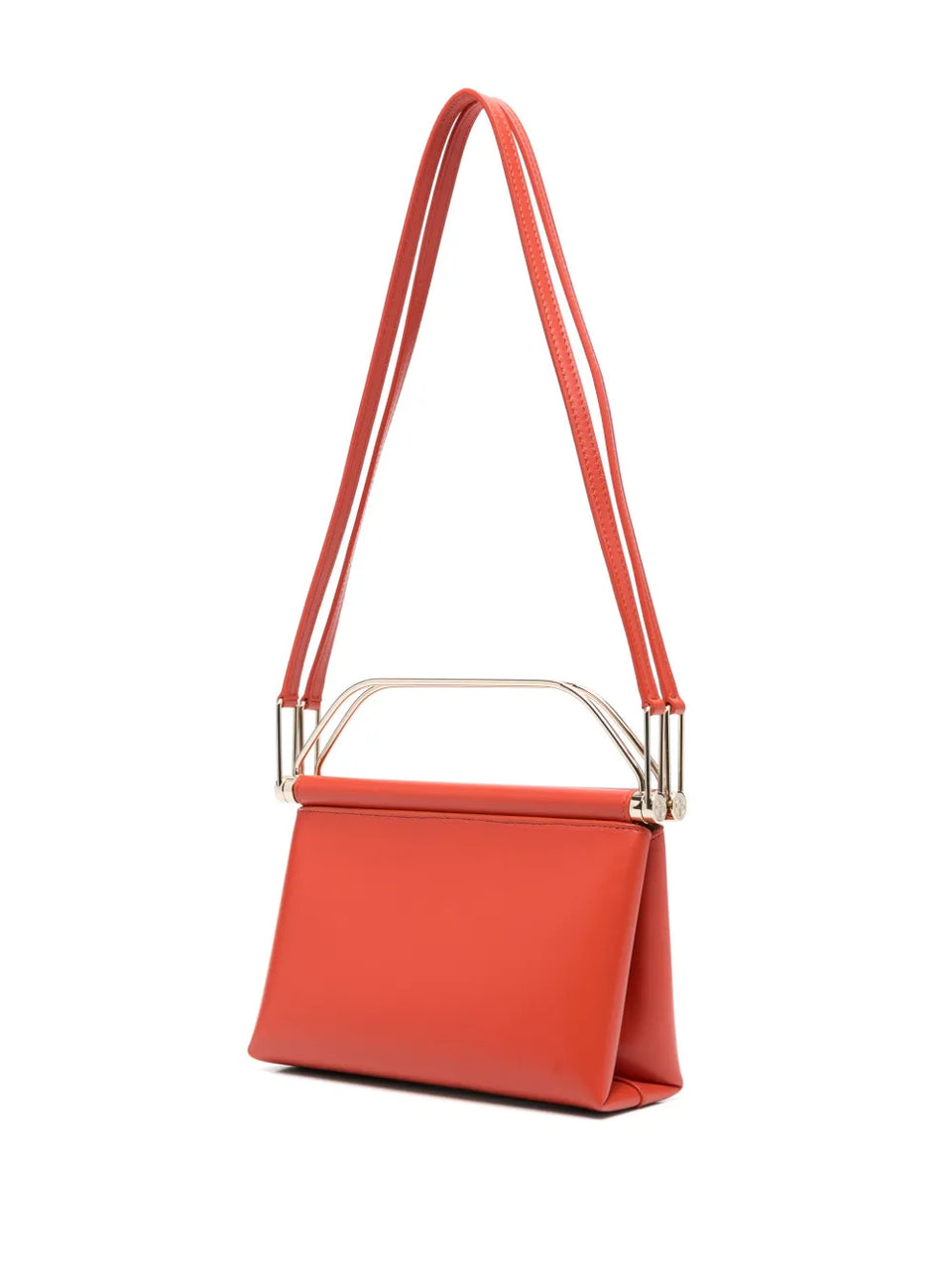 small leather tote bag