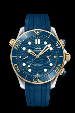 Omega Seamaster Diver 300 MCo‑axial Master Chronometer Diver Chronograph Gold Steel 210.22.44.51.03.001