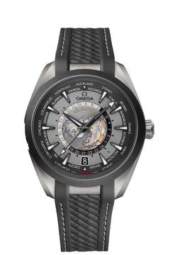 Omega Seamaster Aqua Terra Worldtimer NEW UNWORN Aqua Terra GMT Worldtimer Co-Axial Chronometer 43mm Watch 220.92.43.22.99.001
